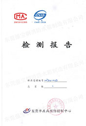 檢測報告 檢測報告